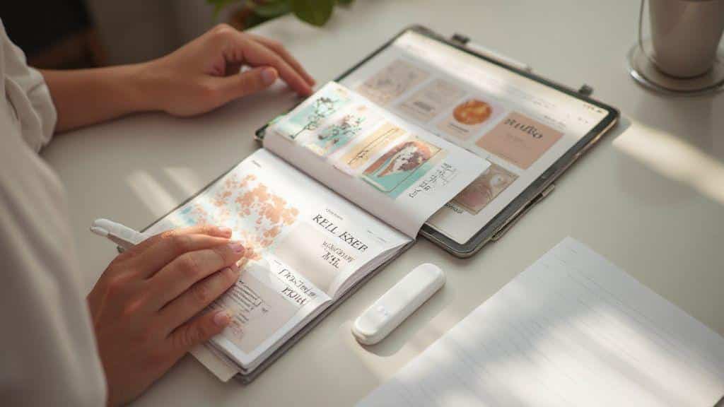 Como escolher templates editáveis para seu planner digital no tablet