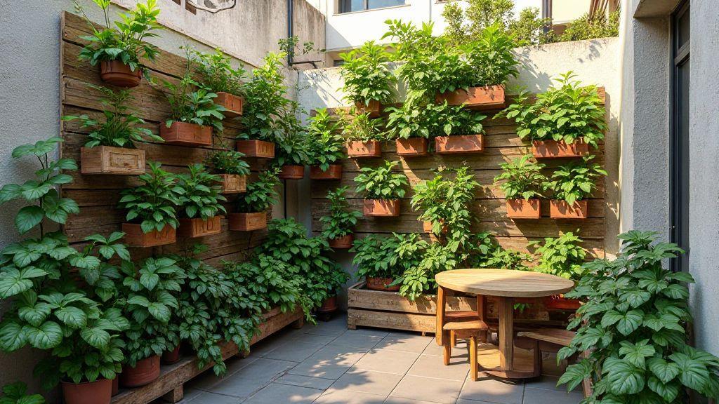 Horta vertical econômica e dicas práticas horta varanda pequena