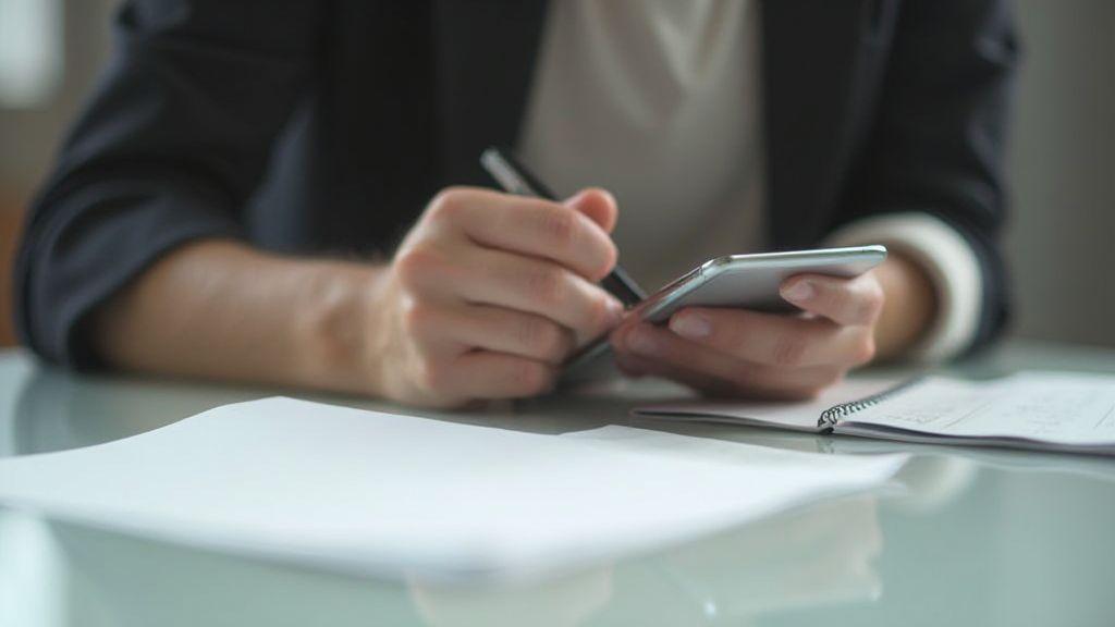 Passos simples para escanear com smartphone