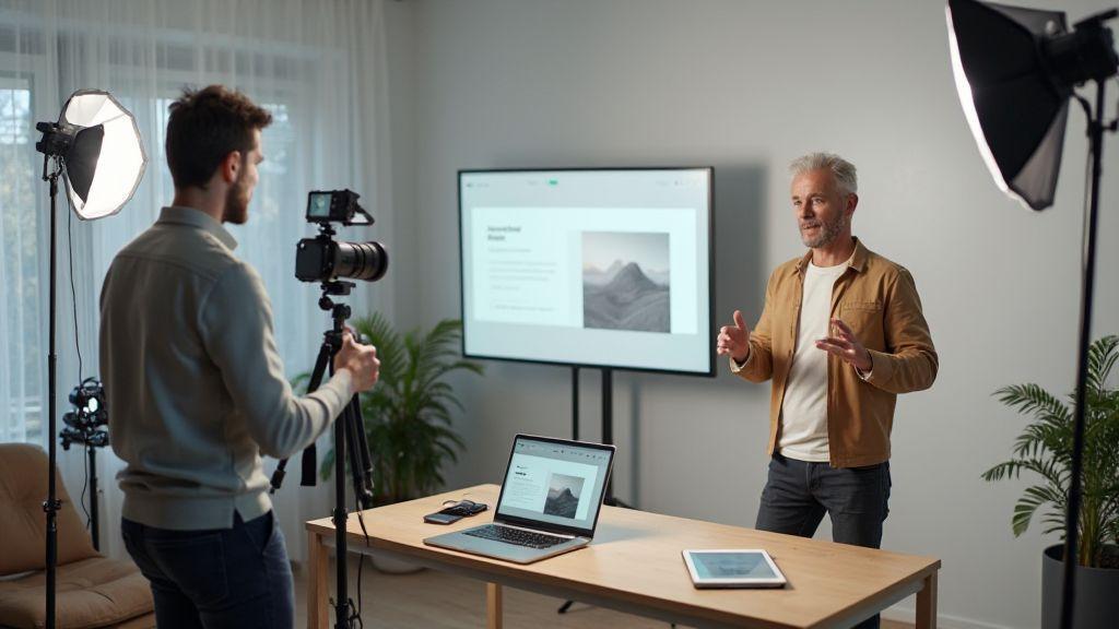 Prática em vídeo para melhorar sua apresentação