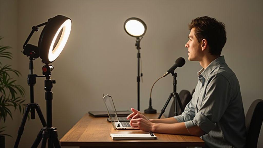 Produção de vídeo para cursos online com baixo custo