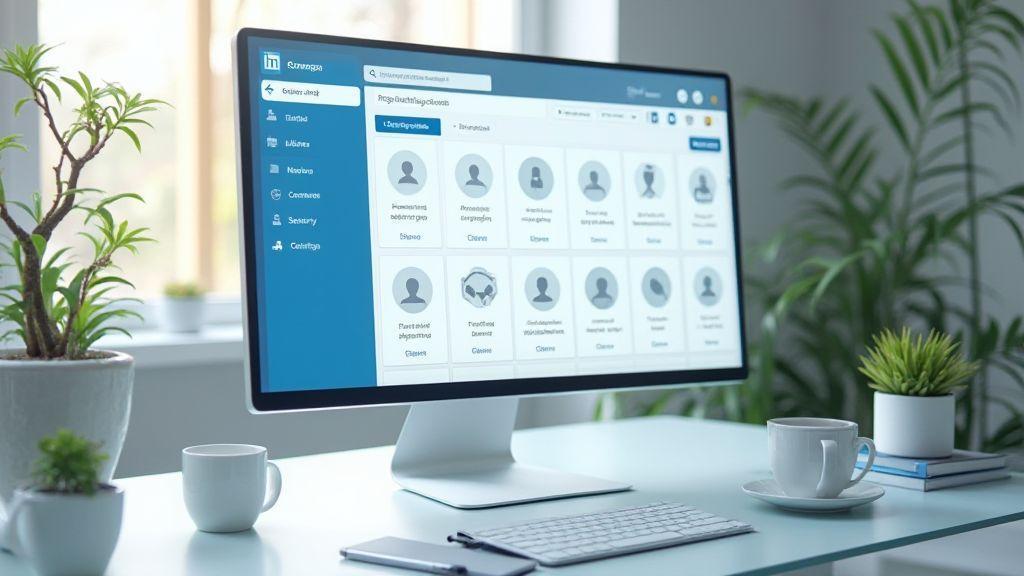 Encontre contatos com filtros e ferramentas no LinkedIn